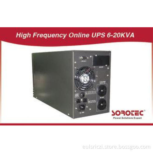 LCD RS232 SNMP Single Phase 60Hz High Frequency Online UPS